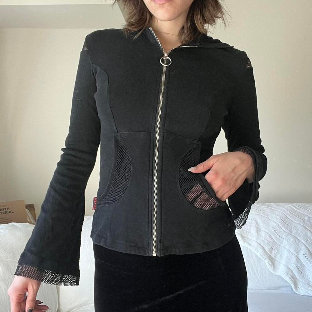 Black tripp nyc zip up - Picture 3 of 5